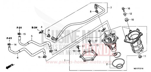 FUEL PUMP VT750SB de 2011